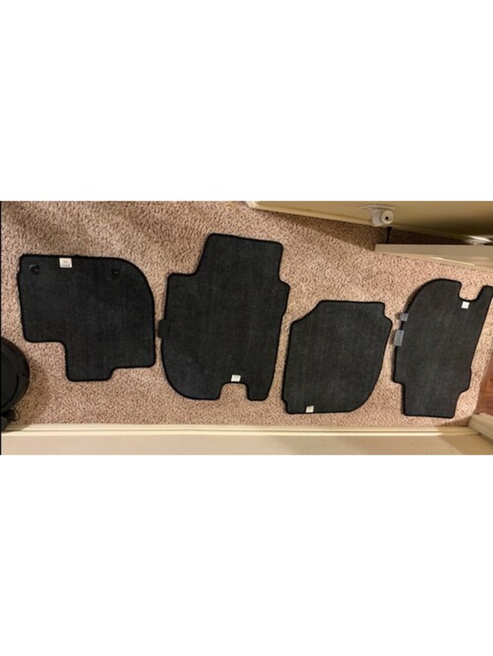 OEM Genuine 2015-2020 Honda Fit Front & Rear Black Carpet Floor Mats 4pcs EUC